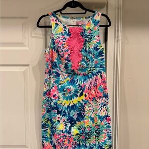 Lilly Pulitzer Blue and Pink Mini Dress